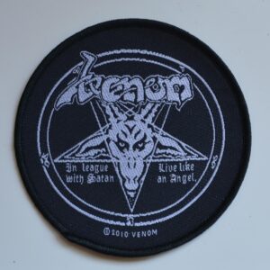 Patch In League With Satan (9,5 x 9,5 cm)