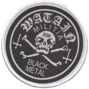 Patch Militia Black Metal (9 cm)