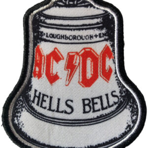 Patch Hells Bells White (8 x 6,7 cm)
