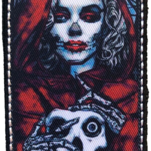 Patch Lady Skull (10,4 x 5 cm)
