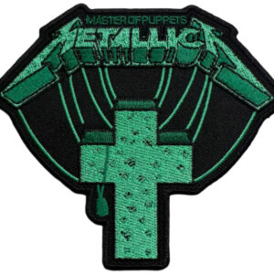 Patch Master Of Puppets Green Cross (9,5 x 10 cm)