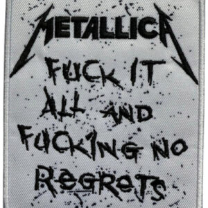 Patch No Regrets (9,3 x 8 cm)