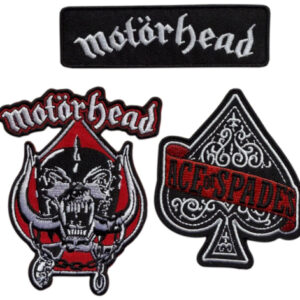 Patch 3 Set (Ace Of Spades, Logo, England)