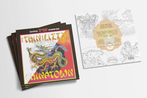 Thin Lizzy Colouring Book