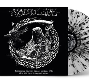 Ambulance Station Squat London 1985 (B/w splatter)