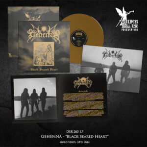 Black Seared Heart (Gold Vinyl LP)