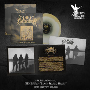 Black Seared Heart (Silver/Gold Vinyl LP)