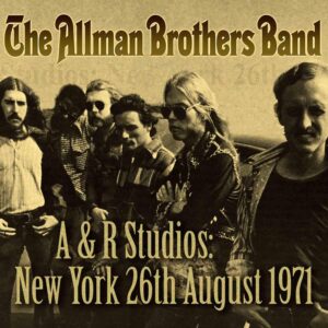 A & R Studios New York 26th August 1971