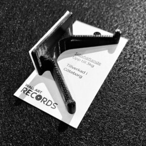 Vinylhållare svart självhäftande