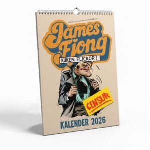 James Fjong Väggkalender 2026